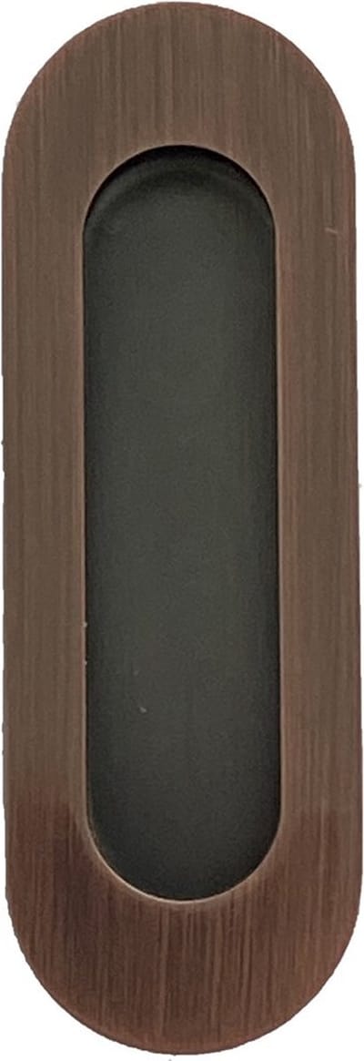 Schuifdeurkom ovaal 120x40 koper 500/RC