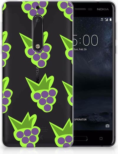 Nokia 5 Siliconen Case Druiven