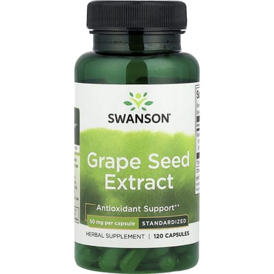 Druivenpitextract, 50 mg, 120 capsules