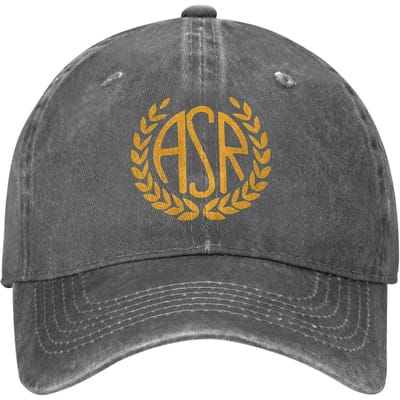 Asr Roma Gewassen Baseballpet Stijlvolle Zon Hip Hop Petten Zomer Unisex-Tieners Hardlopen Hippie Snapback Pet Mode Adjustable gray