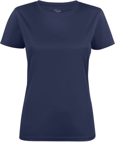 Printer T-Shirt Active Run Dames 2264026 Marine - Maat XL