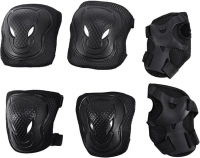 Beschermende Uitrusting - Valbescherming Set - Buitensporten Bescherming - Comfortabele Pasvorm - 29x15x7 cm - Zwart