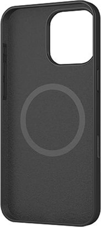 MYWAY, Hoesje geschikt voor iPhone 16 Pro Max - MagSafe Siliconen Oleophobic & Anti-Scratch, Zwart