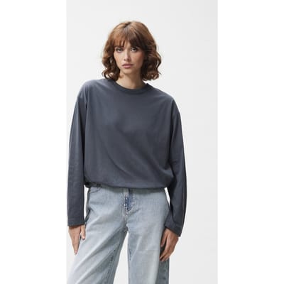 Catwalk Junkie Tuck In Long Sleeve Carbon Maat: 40 | Longsleeves Outlet | Dames | Grijs