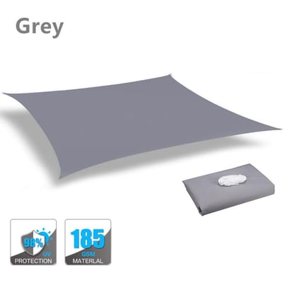 98% UV-blok Waterbestendig Schaduwdoek Zonnescherm Overkapping Zwembad Rechthoek Vierkant 4x3m/3x2M voor Tuinterras 200x300CM