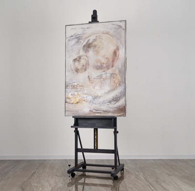 Canvas schilderij 120x80 cm handgeschilderd sterrenverbinding kosmisch – YS-Art Gallery – Mysterieuze wanddecoratie voor woonkamer – Modern schilderij voor hal