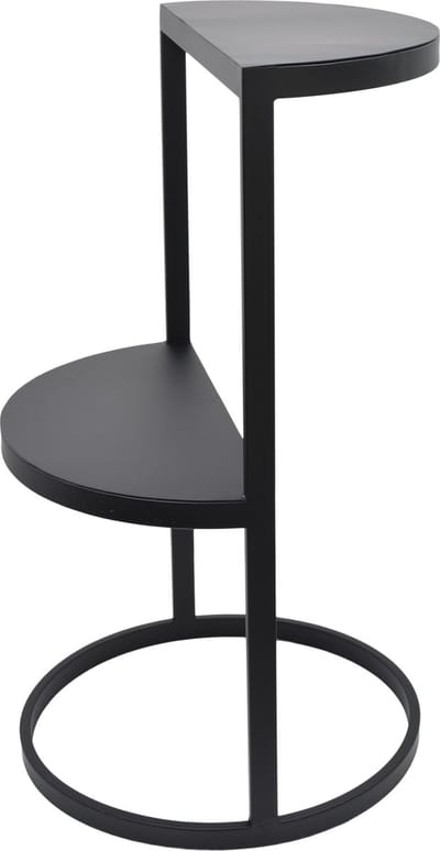 LOFT42 Levels Plantenzuil - Metaal - Mat Zwart - 70x40