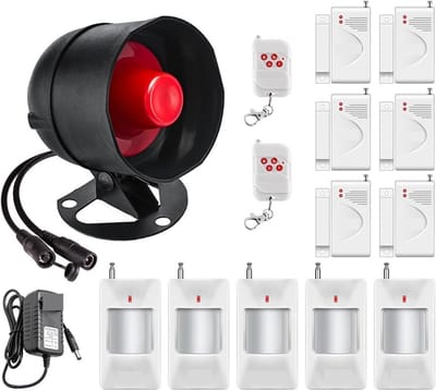 Draadloos Alarmsysteem - WIFI Beveiliging - Huis Beveiligen - App Meldingen Ontvangen - 50 Zones - Wit