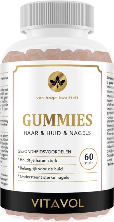 VITAVOL - Gummies Haar & Huid & Nagels - 60 stuks
