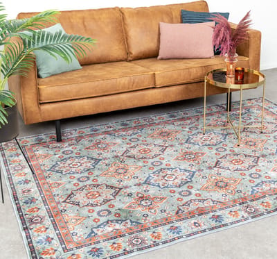 Fraai Vintage vloerkleed - Imagine Oriental Groen - 160x230cm