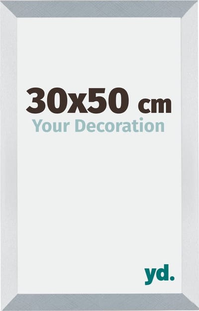 Your Decoration - Fotolijst 30x50 cm - MDF - Aluminium Geborsteld - Mura