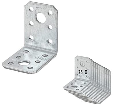 Hoekverbinder 90 x 90 x 40 mm - Weerbestendige Verbindingsstukken van Verzinkt Staal