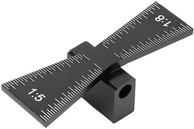 Cosensi - Dailygoods - Dailygoody - Dovetail marker - Houtbewerkingstool - Handig en nauwkeurig - 6.5x2.2x1.8cm - Aluminium legering - Geschikt voor meubelmakers en hobbyisten