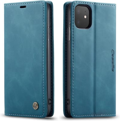 CaseMe Book Case - Geschikt voor iPhone 11 Hoesje - Groen