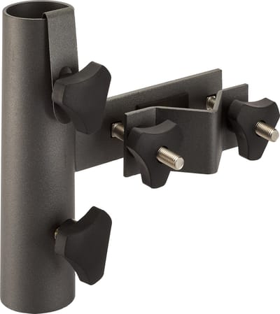 Platinum Sun & Shade – Balkonklem – Verticale ronde reling - Ø3,8cm - Veilige bevestiging - Ruimtebesparend