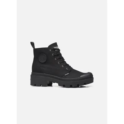 Palladium Pallabase Twill sneakers zwart - Maat 36