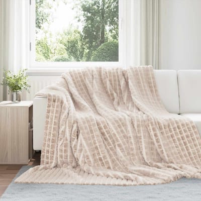 vidaXL Kleden 6 st Beige 240 x 220 cm 8.24 kg Fleece