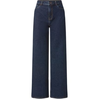 ESMARA Dames jeans - Wide leg (Donkerblauw, 36)