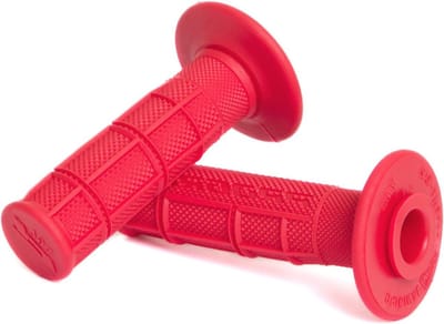 Handgrepen Motorcross - Stuurgrepen Paar - Offroad Rijden - Trillingsdempend Materiaal - 22 mm Diameter - Rood
