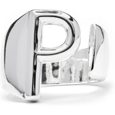 Luxenter Ring met zilveren afwerking - Alphabet