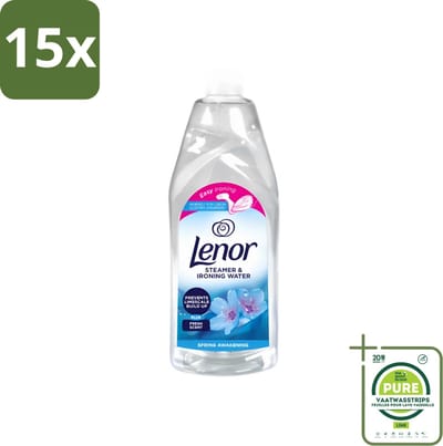 15 x Lenor - Strijkwater - Spring Awakening - Textielverfrisser - 1000 ml - Grootverpakking - Strijkwater - Textielverfrisser - Wasgoed - Frisheid - Kleding