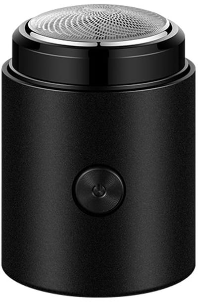 Mini scheerapparaat voor mannen, mini draagbaar elektrisch scheerapparaat, draagbaar waterdicht elektrisch scheerapparaat, waterdicht, compact, zeer effectief, voor thuis en op reis (zwart)