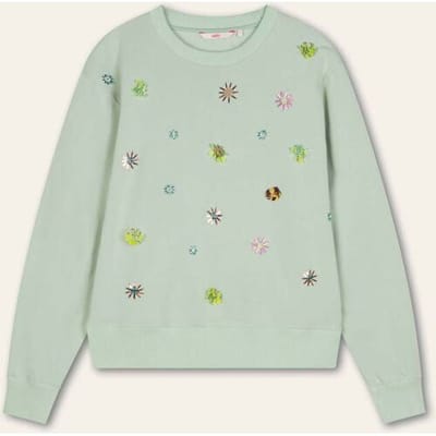 Oilily Hilde Sweater- maatL Smoke Groen