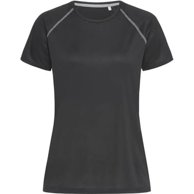 Stedman Active 140 Team Raglan Women S8130 - BLACK OPAL - M