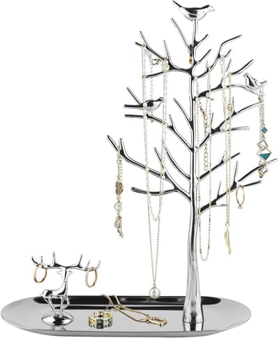 Sieradenstand voor ringen, oorbellen, kettingen en armbanden - Perfect voor woonkamer, badkamer en kantoor