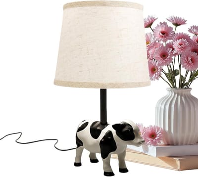 Dierenlamp - Nachtlamp decoratie - Sfeerverlichting kamer - Speels runder design - 20 x 25 x 20 cm - Bruin
