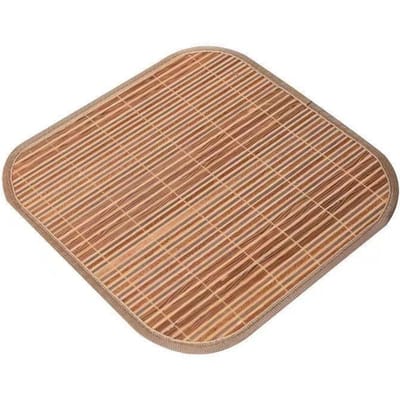 Coussin de siège en bambou Coussin de siège d'été Coussin de chaise d'ordinateur pour personnel Chaise de bureau Tapis en bambou Atelier Canapé Coussin de voiture Coussin office beige