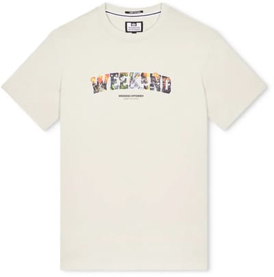 Weekend Offender - Saturday Graphic T-Shirt - Beige