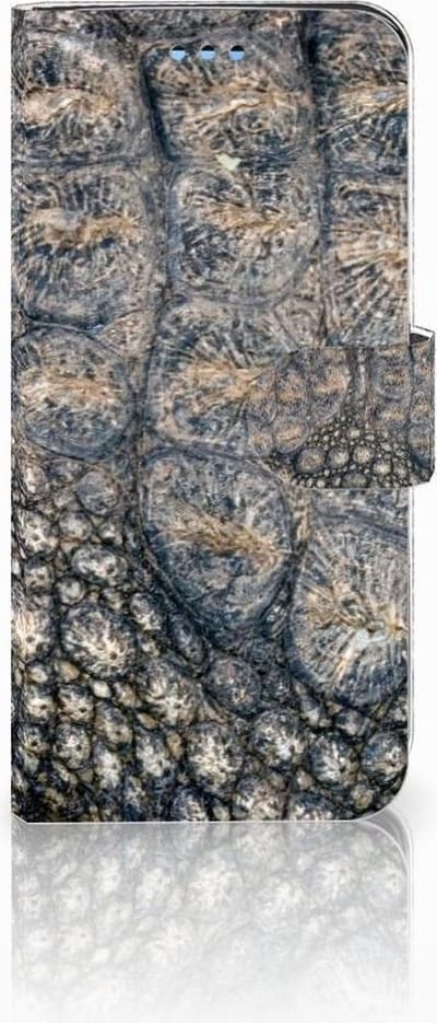 Samsung Galaxy S9 Telefoonhoesje met Pasjes Krokodillenprint