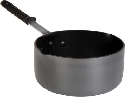Sauspan Aluminium - Koekenpan met tuit - Koken en serveren - Antiaanbaklaag - 5 Liter - Zwart