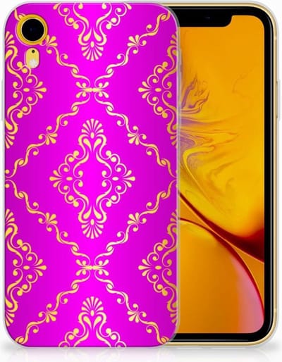 Siliconen Hoesje Apple iPhone Xr Barok Roze