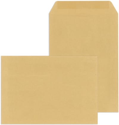 mailmedia enveloppen e4 gegomd zonder venster bruin