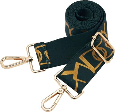 Verstelbare Gouden Schouderband voor Handtassen, 3.8 cm Breed, Ideaal voor Mode en Comfort, Lengte 73-125 cm