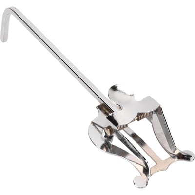 Clips de Pupitre de Musique pour Saxophone Portable Élégant Métal Porte-Page pour Partition Argenté