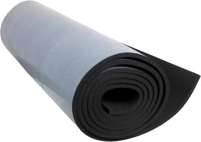Zelfklevende isolatiematten flexibel rubber 19mm dik voor koeling en verwarming