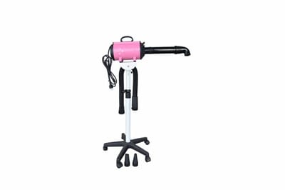 Waterblazer Staande Föhn - Doubleblaster Roze 2200 Watt - Op Voet met Tuit - Hondenföhn Trimsalon - Voor Hond & Puppy - Met warmte element