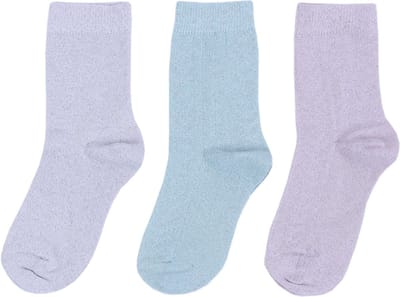 3x pastel glanzende sokken