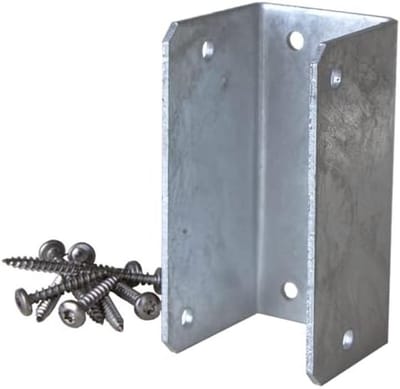 Beslagset Trapwang - Trapwang Bevestiging - Trap Constructie - Thermisch Verzinkt Staal - 5 x 5 x 10 cm - Zilver