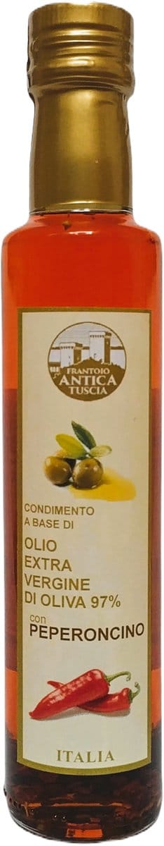 Battaglini Olijfolie-Extra Vergine+chilipepers-Italie-Fles 250ml