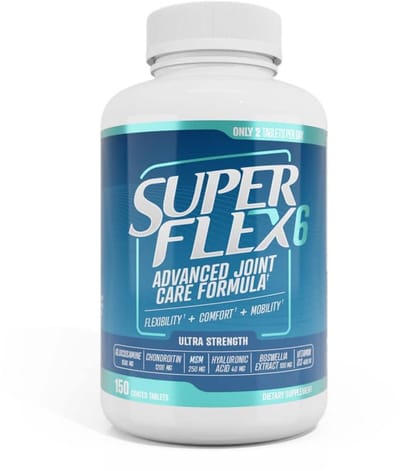 Newton Everett - SUPERFLEX 6 - 6-in-1 Formule met Glucosamine, Chondroïtine, MSM, Hyaluronzuur, Boswellia en Vitamine D - 150 Tabletten - Voedingssupplementen