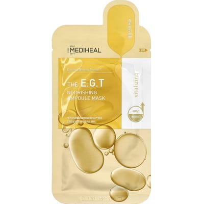 Emt, Voedende Ampul Schoonheidsmasker, 1 Vel, 27 ml(0.91 fl oz) yellow