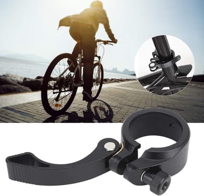 Zadelpenklem - Fietsaccessoire - Fietsen aanpassen - Lichtgewicht aluminium - 40 mm - Zwart
