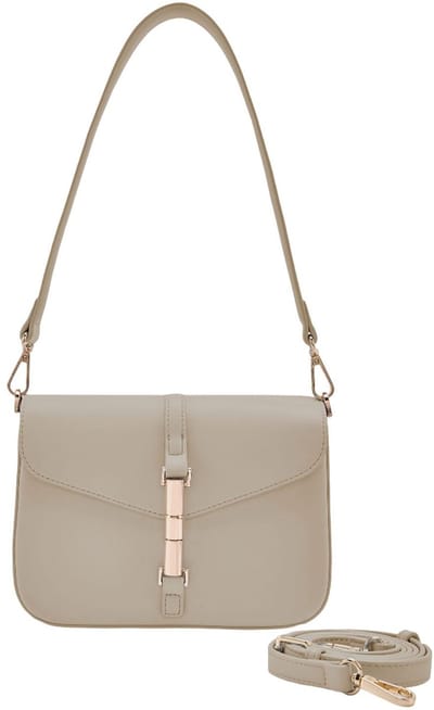 SEIDENFELT MANUFAKTUR schoudertas Loviisa Crossbody Bag Cool Taupe