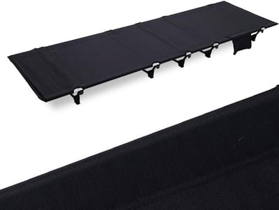 Inklapbaar Kampeerbed voor Eén Persoon - Lichtgewicht en Sterk voor Buitenactiviteiten