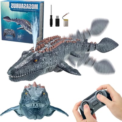 RC Waterboot met Spraymondstuk, Dubbele Propeller en Afstandsbediening, Geschikt voor Kinderen en Volwassenen, 2.4GHz Besturing