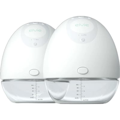 Elvie Pump  Dubbele Elektrische Borstkolf - Draagbaar - Hands-free - Geluidsloos - Incl. 4 flessen